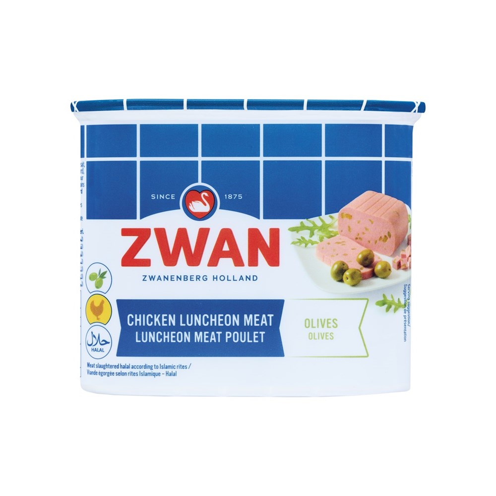 Zwan Chicken Luncheon Meat Olives 340G