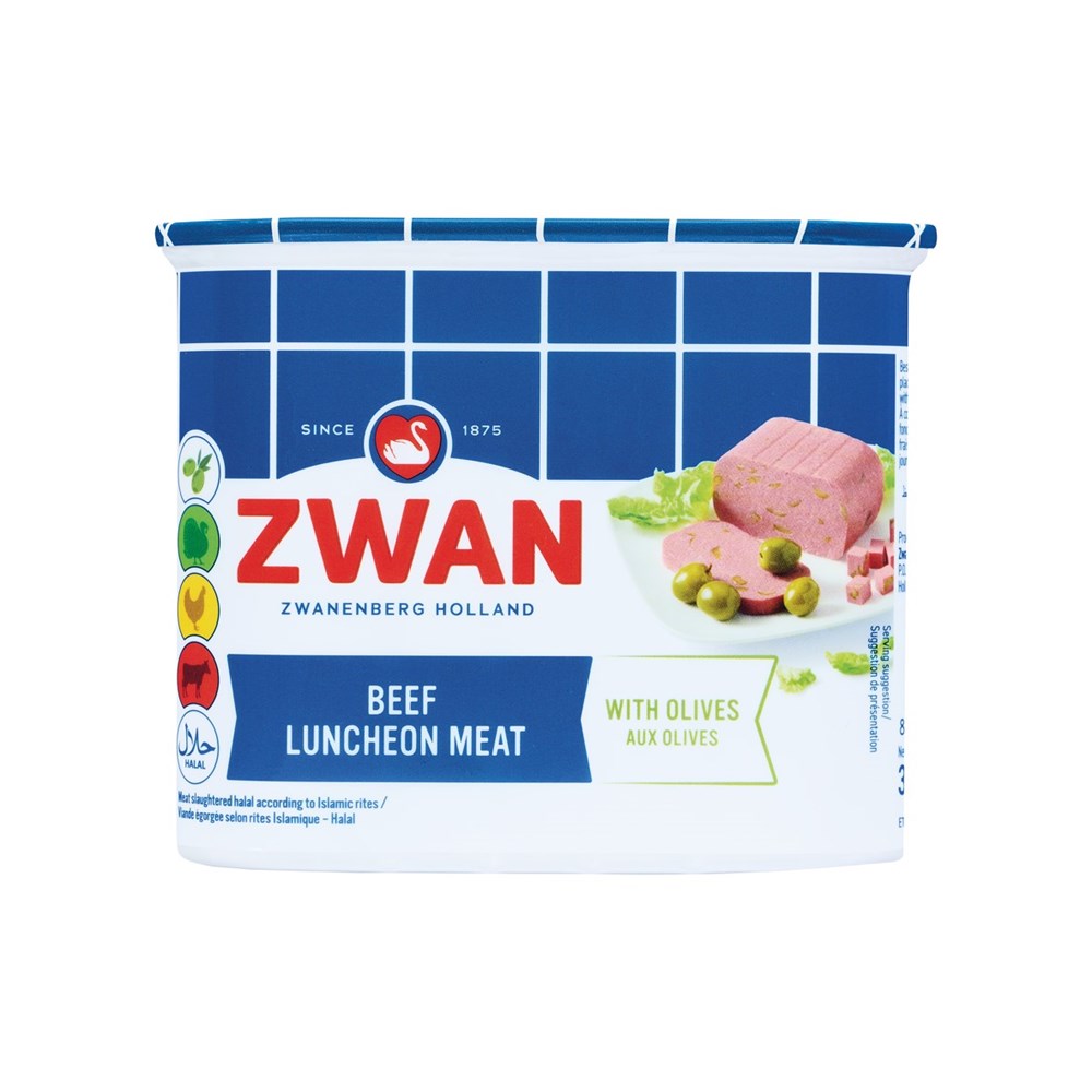 Zwan Chicken Luncheon Meat With Olives 200G