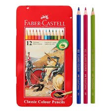 Fc color pencils cart bx long 12cl